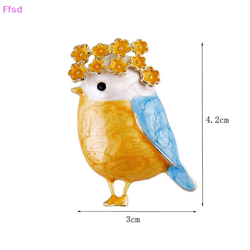 {Ffsd} Trâm Cài Áo Khoác Hóa Trang Chim Hoa Nhỏ Thời Trang Làm Quà Tặng Truy Cập *