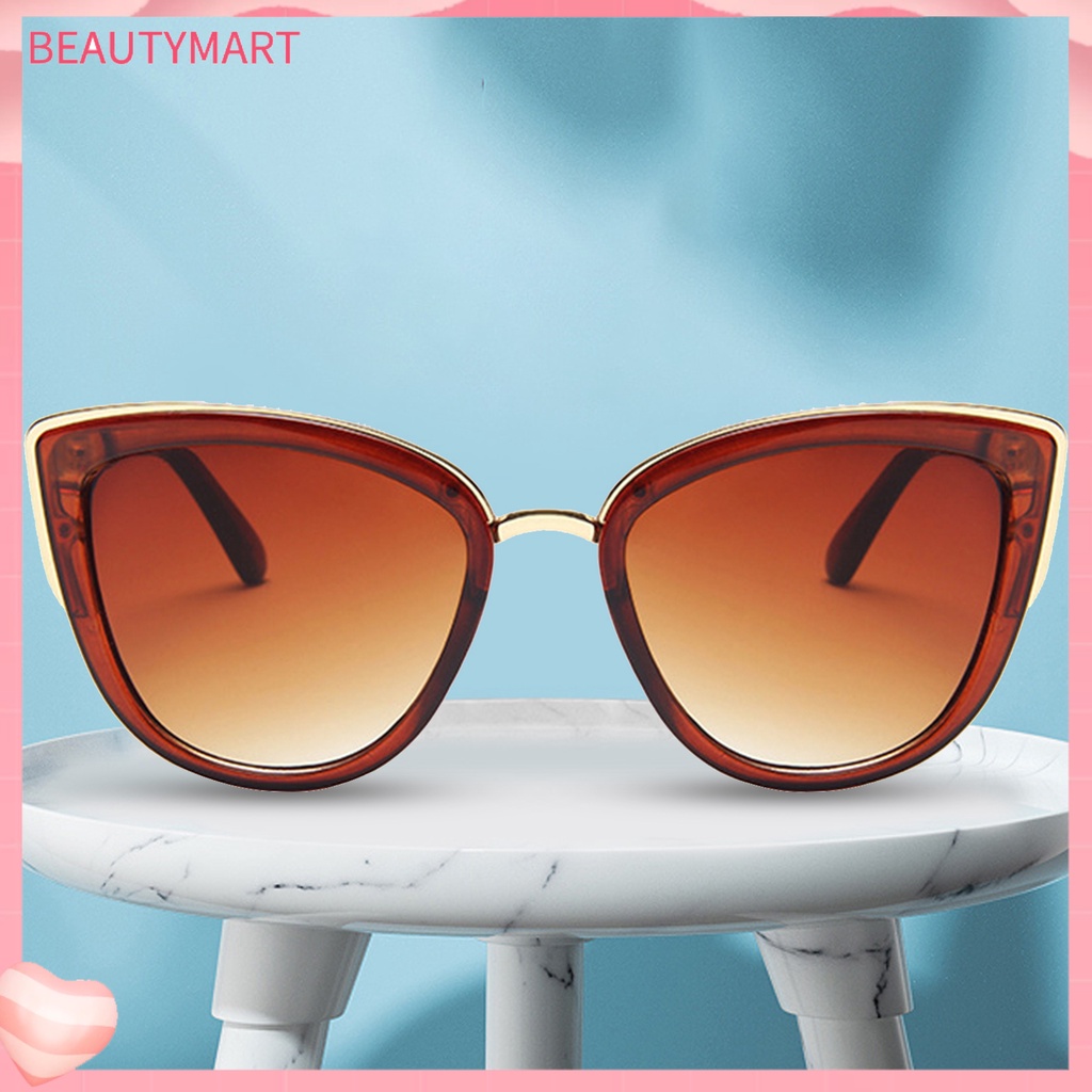 Kính Mát Gọng Mắt Mèo Dày In Họa Tiết Da Báo Kiểu Vintage Thời Trang Cho Nữ