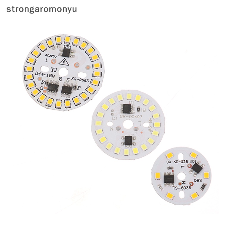 Set 2 Bóng Đèn LED SMD 15W 12W 9W 7W 5W 3W AC220V Ánh Sáng Trắng Ấm