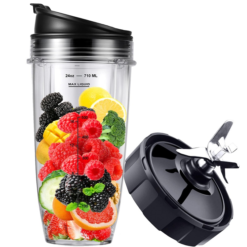 Bộ Phụ Kiện Thay Thế Cho Máy Xay Sinh Tố Ninja BL450-30 BL456-30 BL480-30Ect 24OZ Ninja