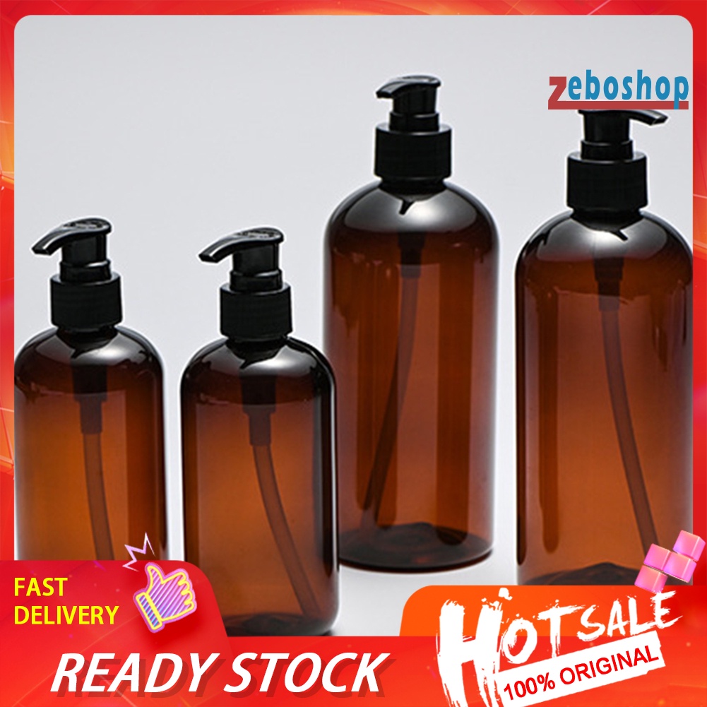 Chai Rỗng Trong Suốt Dạng Nhấn Đựng Xà Phòng Dạng Nhấn 250 / 500ml