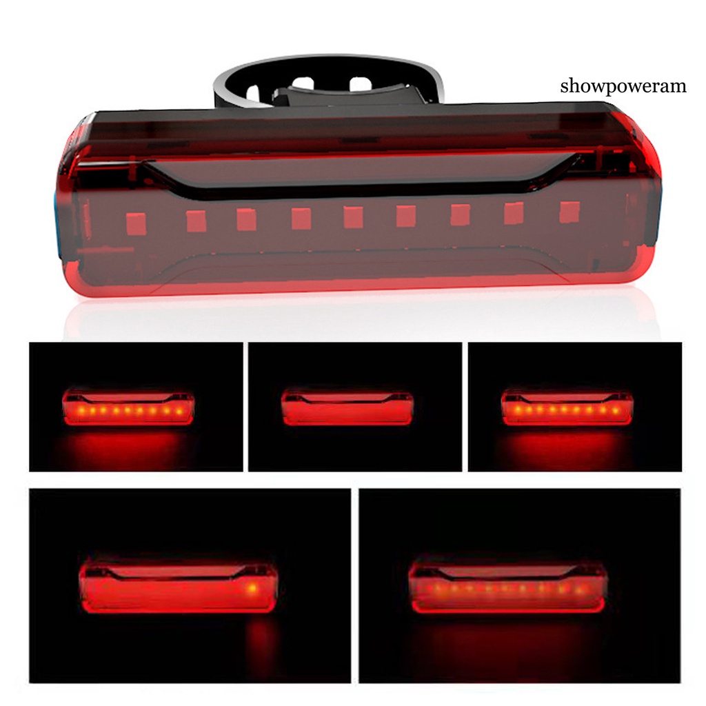 Đèn Cảnh Báo Chống Nước IPX5 Cổng Sạc USB Dùng Cho Xe Đạp