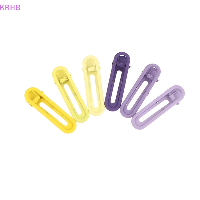 Set 3 Kẹp Tóc Họa Tiết Hình Học Thời Trang Mới