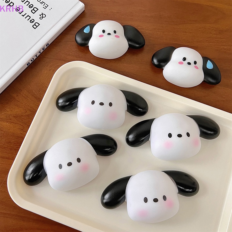 Miếng Dán Silicon Hình Chú Chó Hoạt Họa 3D Dễ Thương Trang Trí Điện Thoại / Máy Tính / Cốc Nước / Dép / Đồ Chơi Trẻ Em Mới