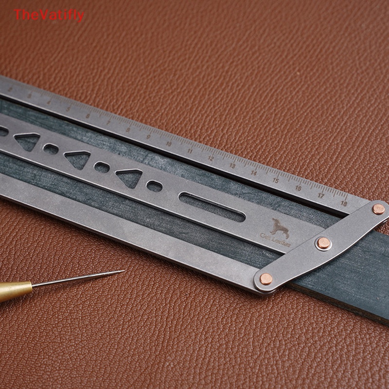 Thước Đo Cố Định Thắt Lưng Da Thủ Công Chuyên Nghiệp Tùy Chỉnh 18-48MM