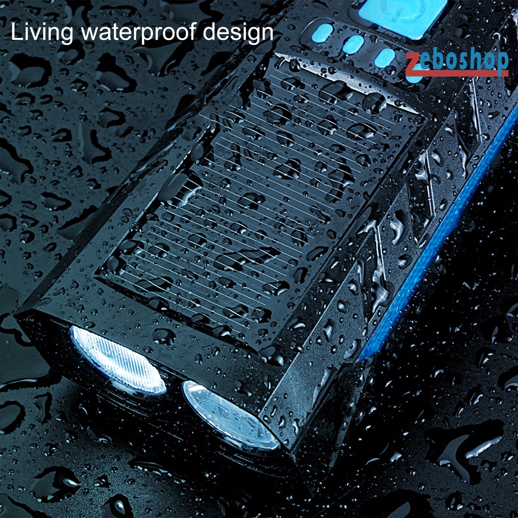 1 Bộ Loa Đèn Đôi 3 Chế Độ Sáng Cao Chống Nước Sử Dụng Năng Lượng Mặt Trời