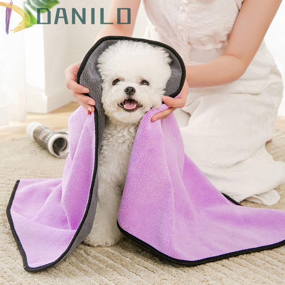 Khăn Tắm Cho Thú Cưng Bằng Sợi Micro Nhanh Khô Tiện Dụng