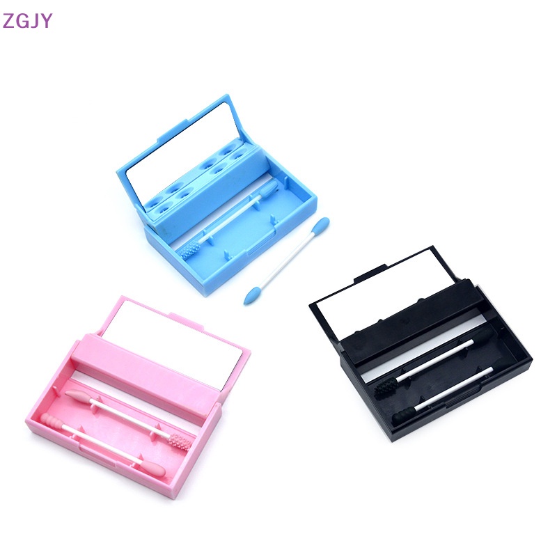 Set 2 Tăm Bông ZGJY Bằng Silicon Có Thể Tái Sử Dụng Trang Điểm Mắt Mascara Mới