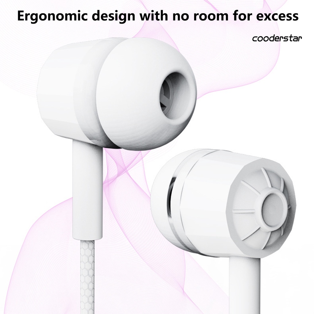 Tai Nghe Nhét Tai Có Dây Mega Bass Nhẹ Chống Ồn Kèm Mic 3.5mm Âm Thanh HiFi Phong Cách Thể Thao Cho Điện Thoại