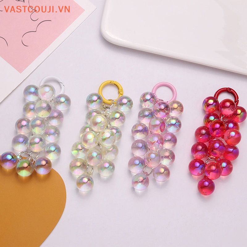 Chuỗi Hạt Treo Chìa Khóa Xe Hơi / Túi Xách Màu Sắc Tươi Tắn Sáng Tạo