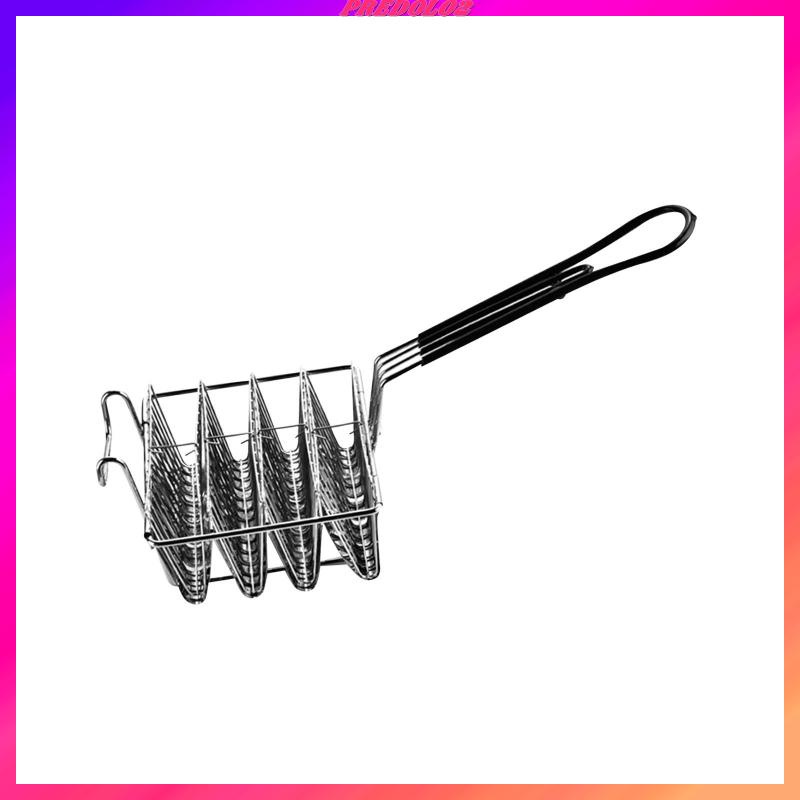 [Predolo2] Rổ Taco Để Chiên Taco 4 Ngăn