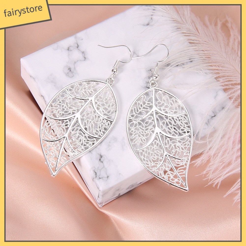 Bông Tai Hình Chiếc Lá Thời Trang Dành Cho Nữ