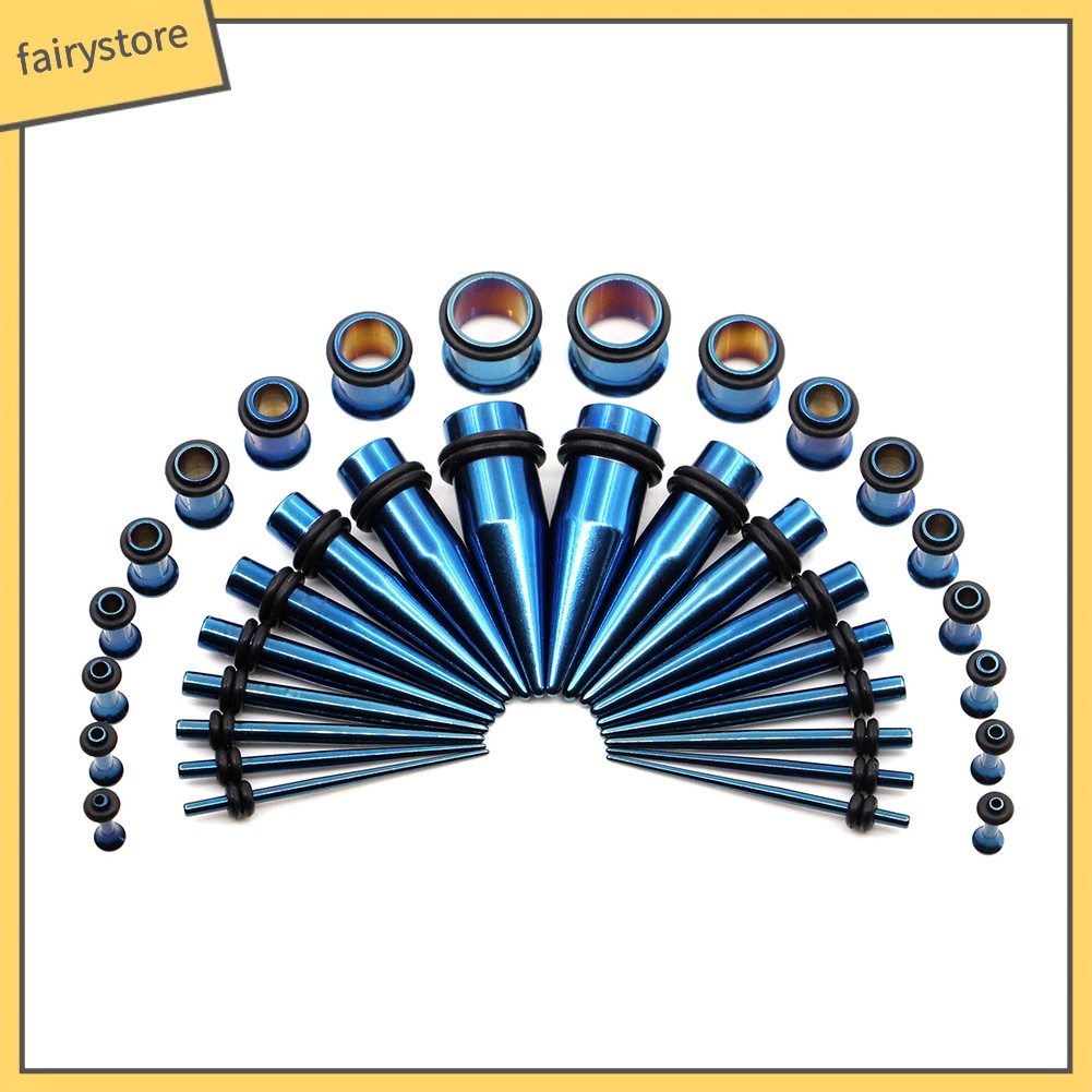 Bộ 36 Cái Khuyên Nong Tai Bằng Thép Không Gỉ Hình Nón