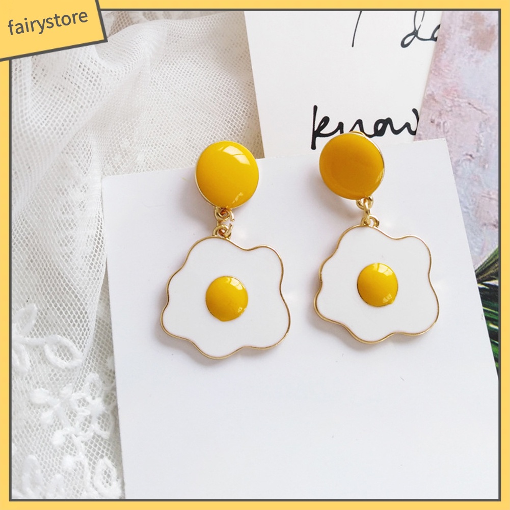 Bông Tai Hình Trứng Thời Trang Dành Cho Nữ