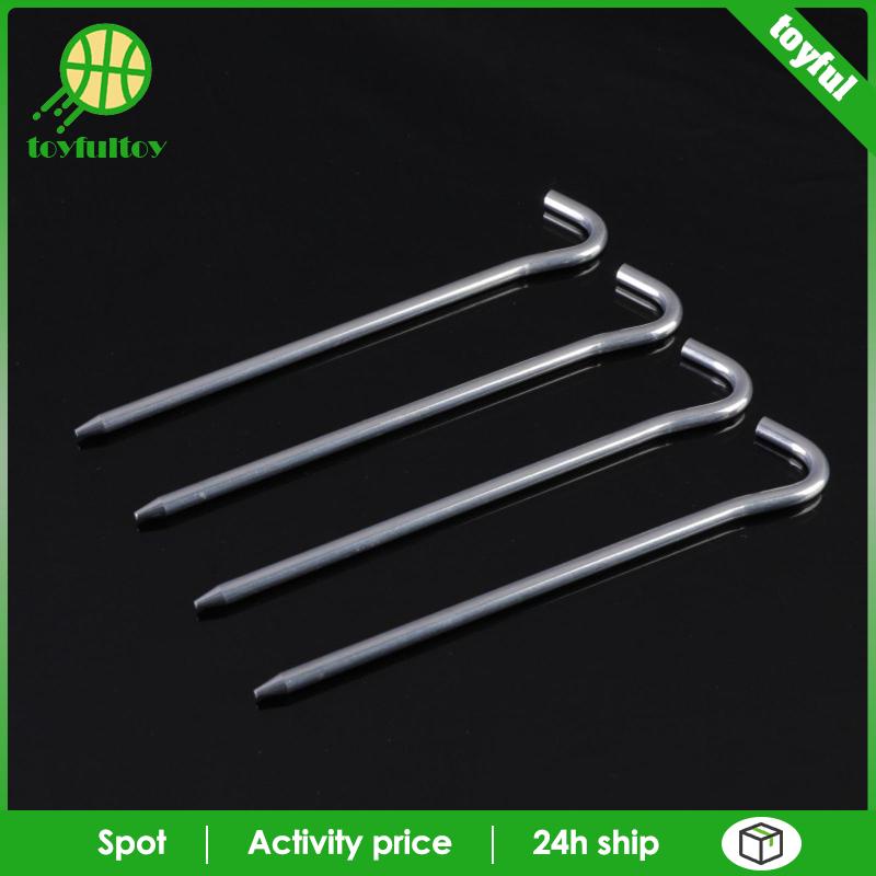 [Toyfulcabin] Gói 50 Chốt Cắm Lều Bằng Nhôm 7inch Chịu Tải Nặng