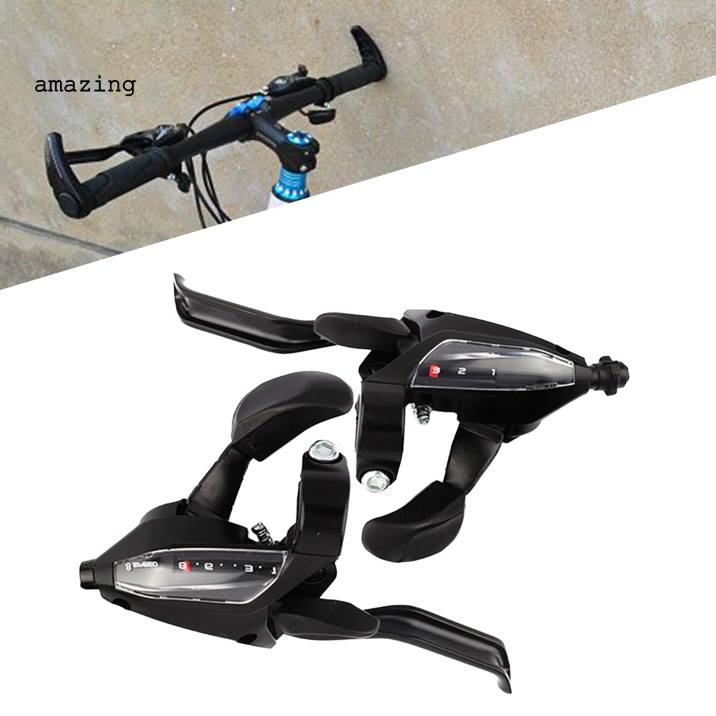 1 Cặp Cần Gạt Chuyển Số EF500-8 24 Tốc Độ Màu Đen Cho Xe Đạp Leo Núi