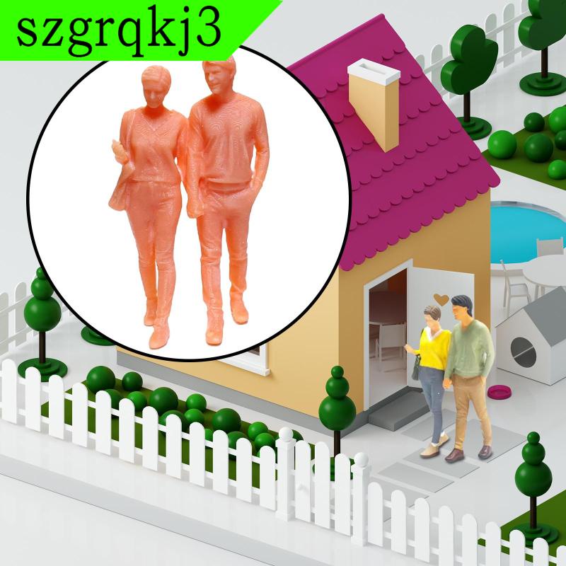 Mô Hình Cặp Đôi Chất Liệu Resin Không Sơn Tỉ Lệ 1 / 64 szgrqkj3 1 / 64