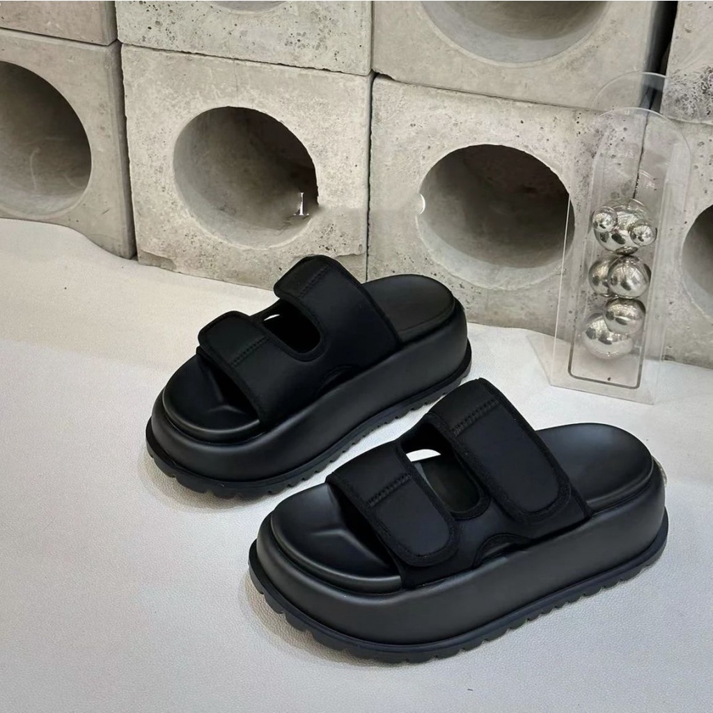 Duoya Tóc Thẳng ~ [Hàng Có Sẵn] Dép Lê Quai Dán Dày Thời Trang Đi Biển Bán Chạy Cho Nữ