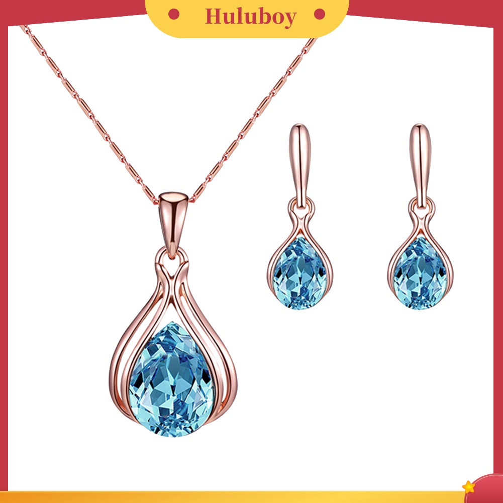 Áo Thun In Hình Huluboy Độc Đáo Cá Tính| Bộ Vòng cổ + Bông Tai HìNh GiọT NướC ĐíNh Đá Xinh XắN