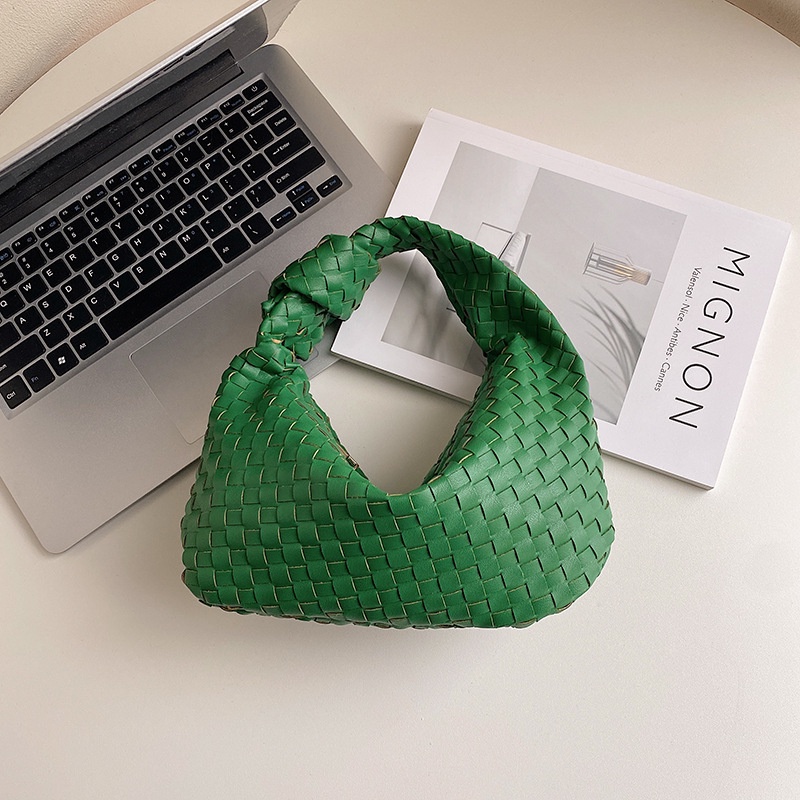 Túi Xách Da PU Hình Đám Mây Thắt Nút Phong Cách Retro Cho Nữ