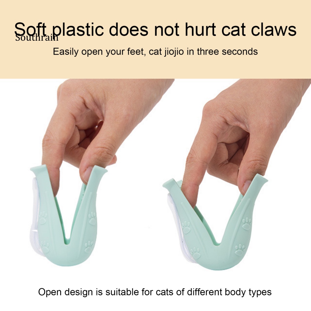 Bộ 4 Vỏ Bọc Móng Vuốt Mèo Bằng Silicon Mềm Chống Trầy Xước