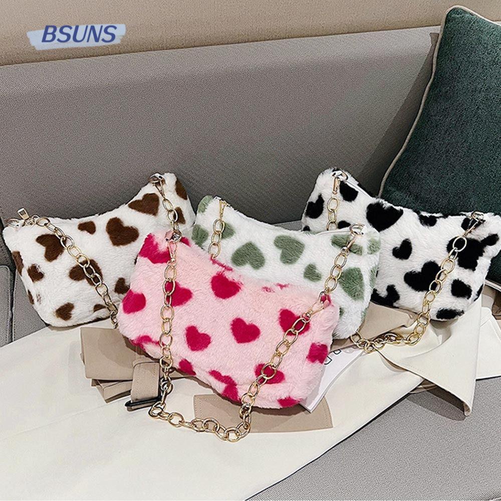 Túi Xách Đeo Vai Phủ Lông Thời Trang Sành Điệu Dành Cho Nữ