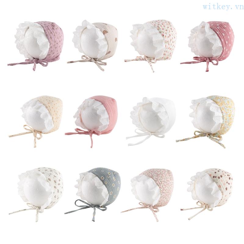 Mũ Cotton Chống Nắng In Họa Tiết Hoa Thời Trang Mùa Hè Cho Bé