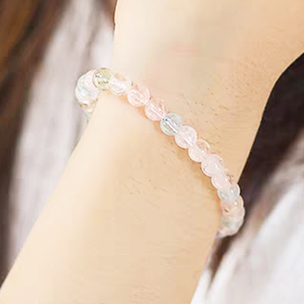 Vòng Tay Chuỗi Hạt Pha Lê Nhiều Màu Tự Nhiên Thời Trang Cho Nữ