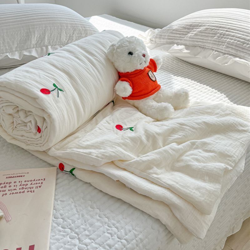 Chăn Bông Hai Lớp Siêu Mềm Mại Thoáng Khí Có Thể Giặt Máy Tiện Lợi