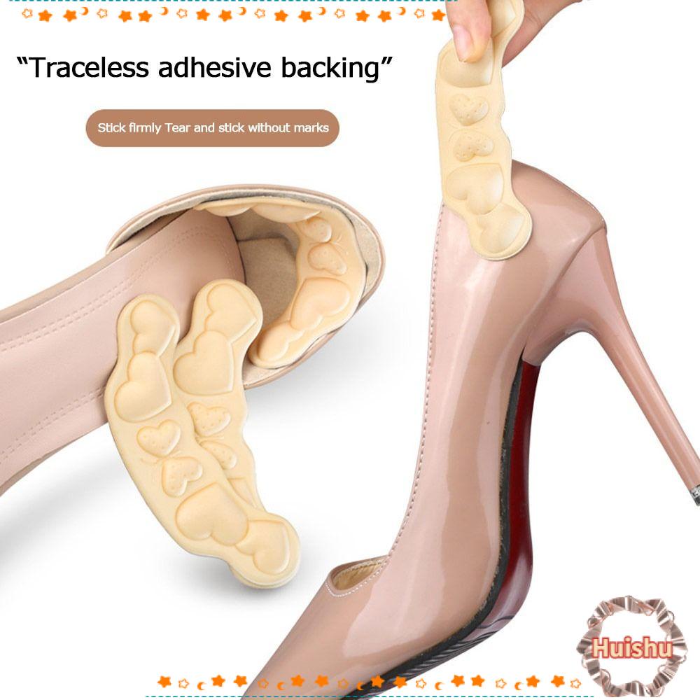 Miếng Dán Gót Giày Bằng Da Pu Chống Mài Mòn Có Thể Điều Chỉnh Kích Thước