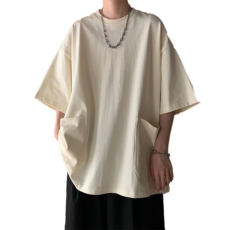 Áo Thun Tay Ngắn Dáng Rộng Plus Size 150kg Thời Trang Mùa Hè Cho Nam