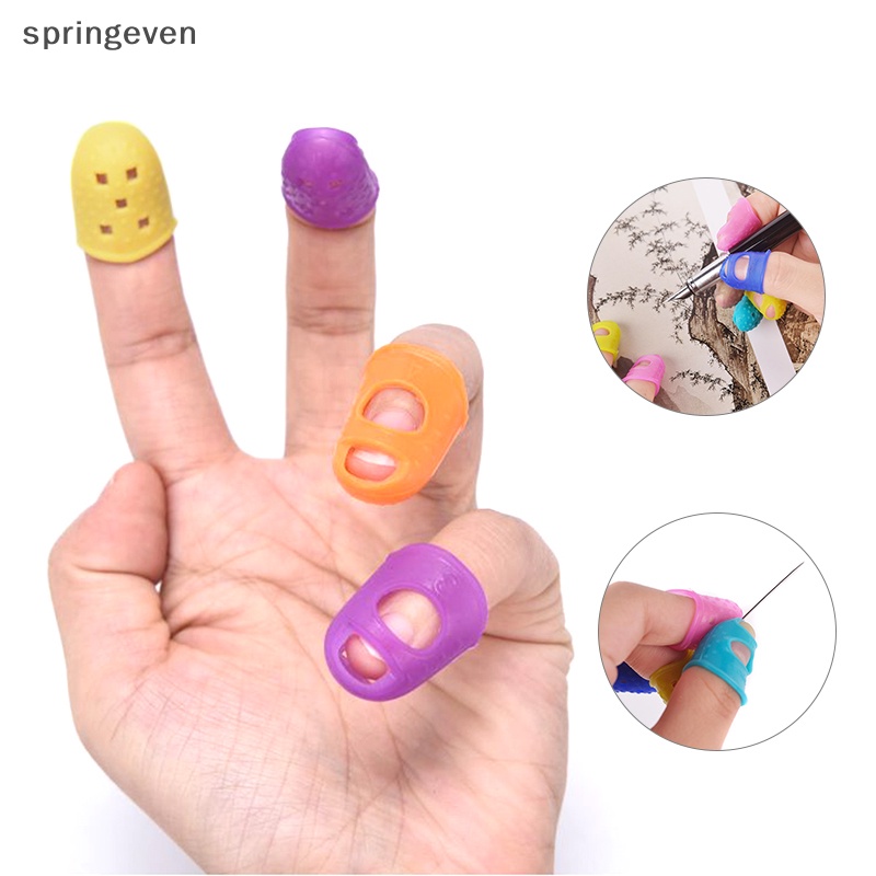 Bộ 4 Miếng Silicone Bọc Đầu Ngón Tay Hỗ Trợ Chơi Guitar