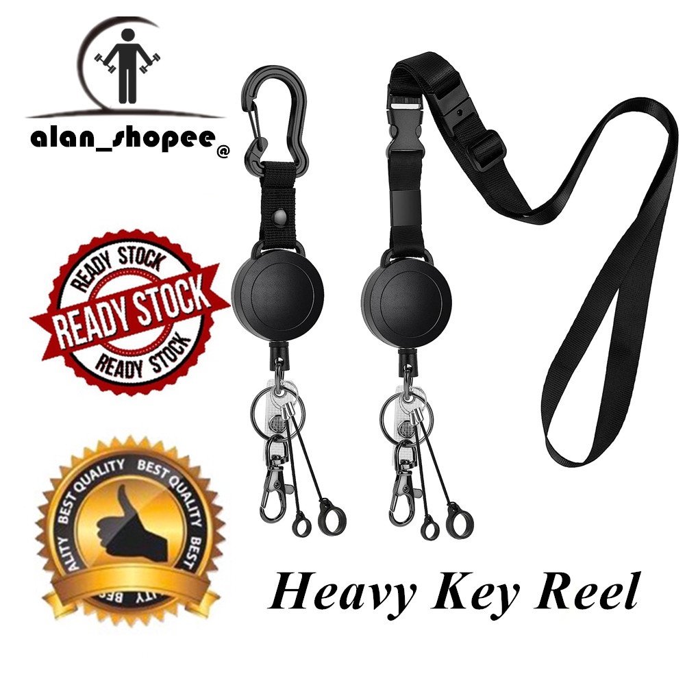 Bộ 2 Dây Đeo Thẻ ID / Chìa Khóa Có Thể Điều Chỉnh + Vòng Móc Khóa + Kẹp Tôm Hùm + Dây Buộc 32 "
