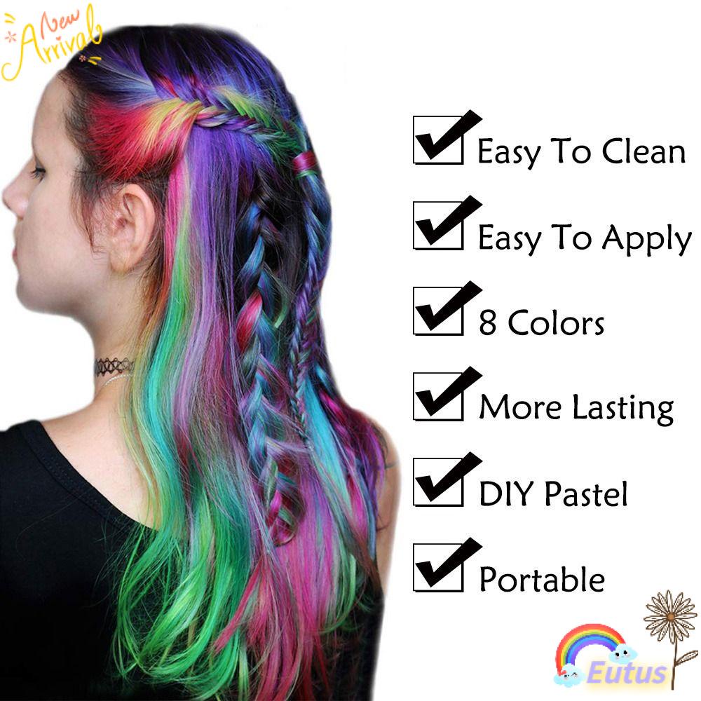 1 * Hộp Phấn Nhuộm Tóc 8 Màu Tùy Chọn