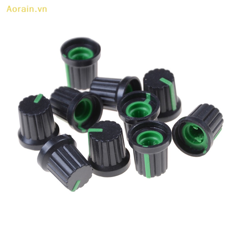 Set 10 Nút Vặn Chiết Áp Đường Kính 6mm Điều Chỉnh Âm Lượng