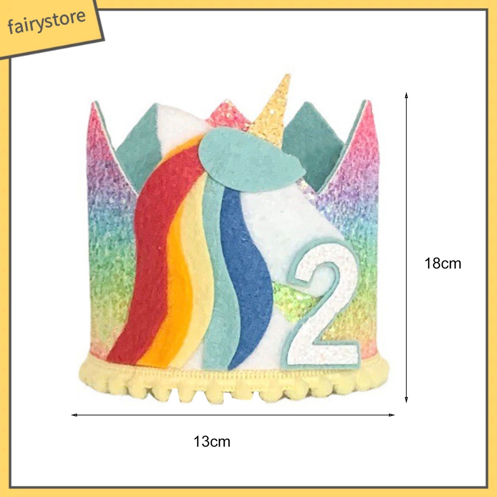 [FRO] Mũ Sinh Nhật Chống Biến Dạng Nhiều Màu Sắc Có Thể Điều Chỉnh Và Tái Sử Dụng