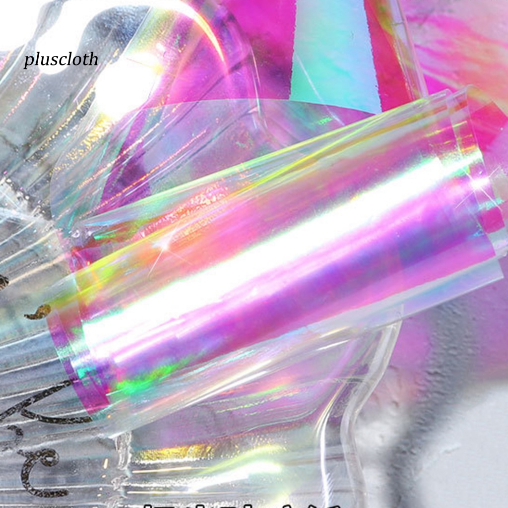 Giấy Bóng Kính Phối Màu Sắc Tươi Sáng Dùng Trang Trí Móng Nghệ Thuật Cho Nữ