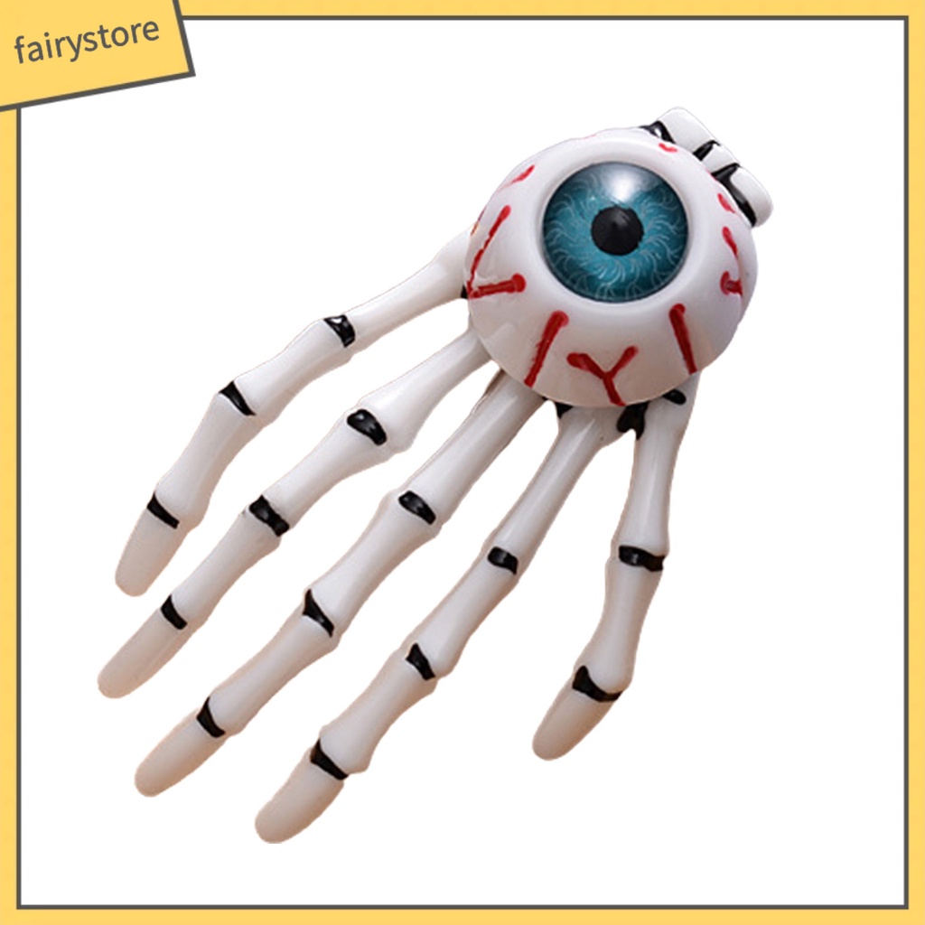 Kẹp Tóc Chống Trượt Màu Tương Phản Phong Cách Halloween Độc Đáo