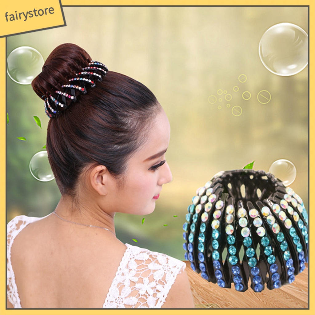 Băng Đô Cài Tóc Hình Tổ Chim Chống Trượt Linh Hoạt