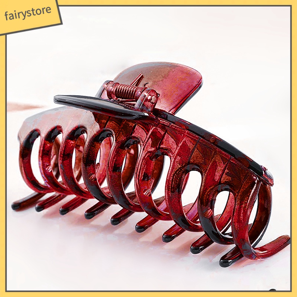 Kẹp Tóc Càng Cua Trong Suốt Gọn Nhẹ Tiện Dụng Cho Nữ