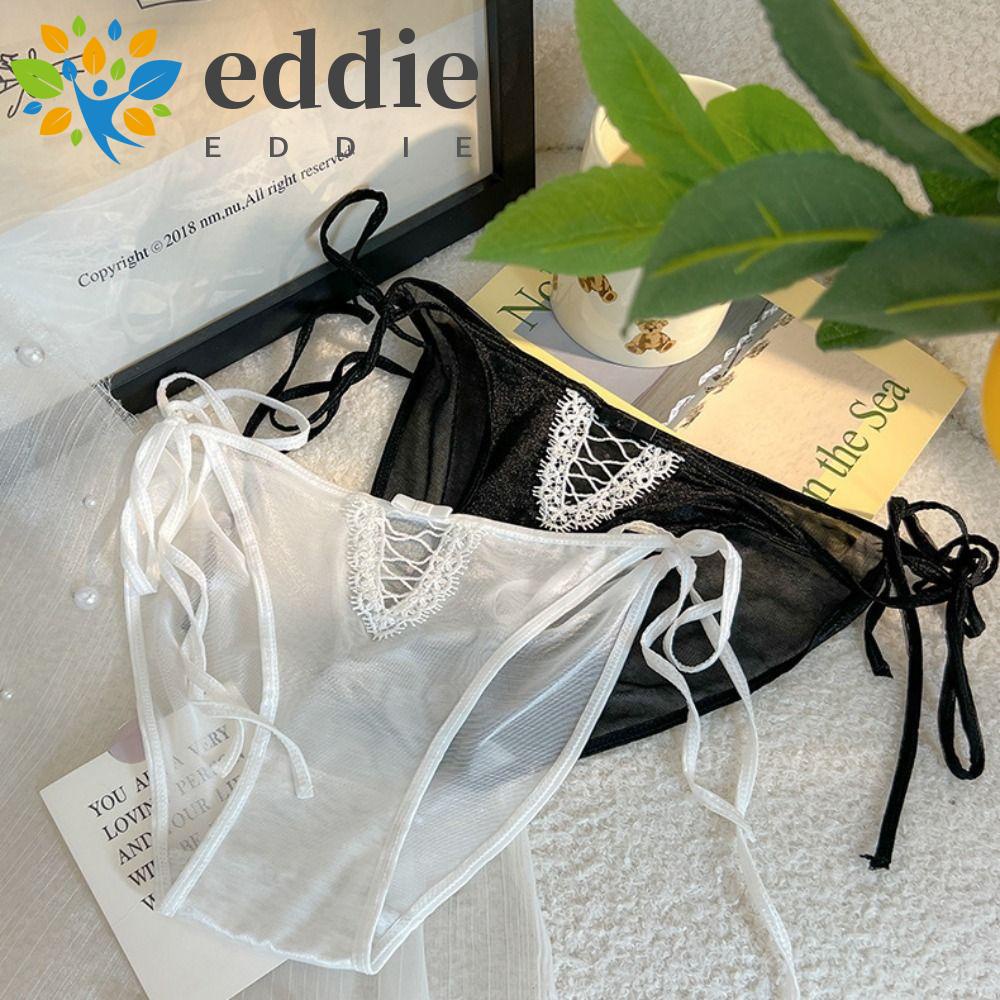 Quần Lót Satin 26Ede Lưng Thấp Thoáng Khí Màu Sắc Đơn Giản Phong Cách Nhật Bản Cho Nữ