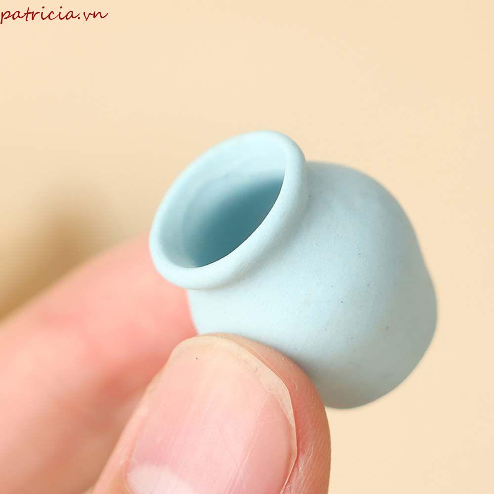 Lọ Hoa Sứ Mini Trang Trí Nhà Búp Bê Tỉ Lệ 1: 12