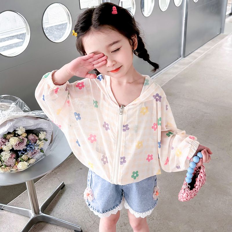 Áo Khoác Mỏng Chống Nắng Phong Cách Nhật Bản Thời Trang Mùa Hè Mới Cho Bé Gái