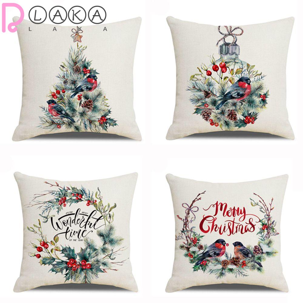 Vỏ Gối Sô Pha In Chữ LAKAMIER Dễ Thương