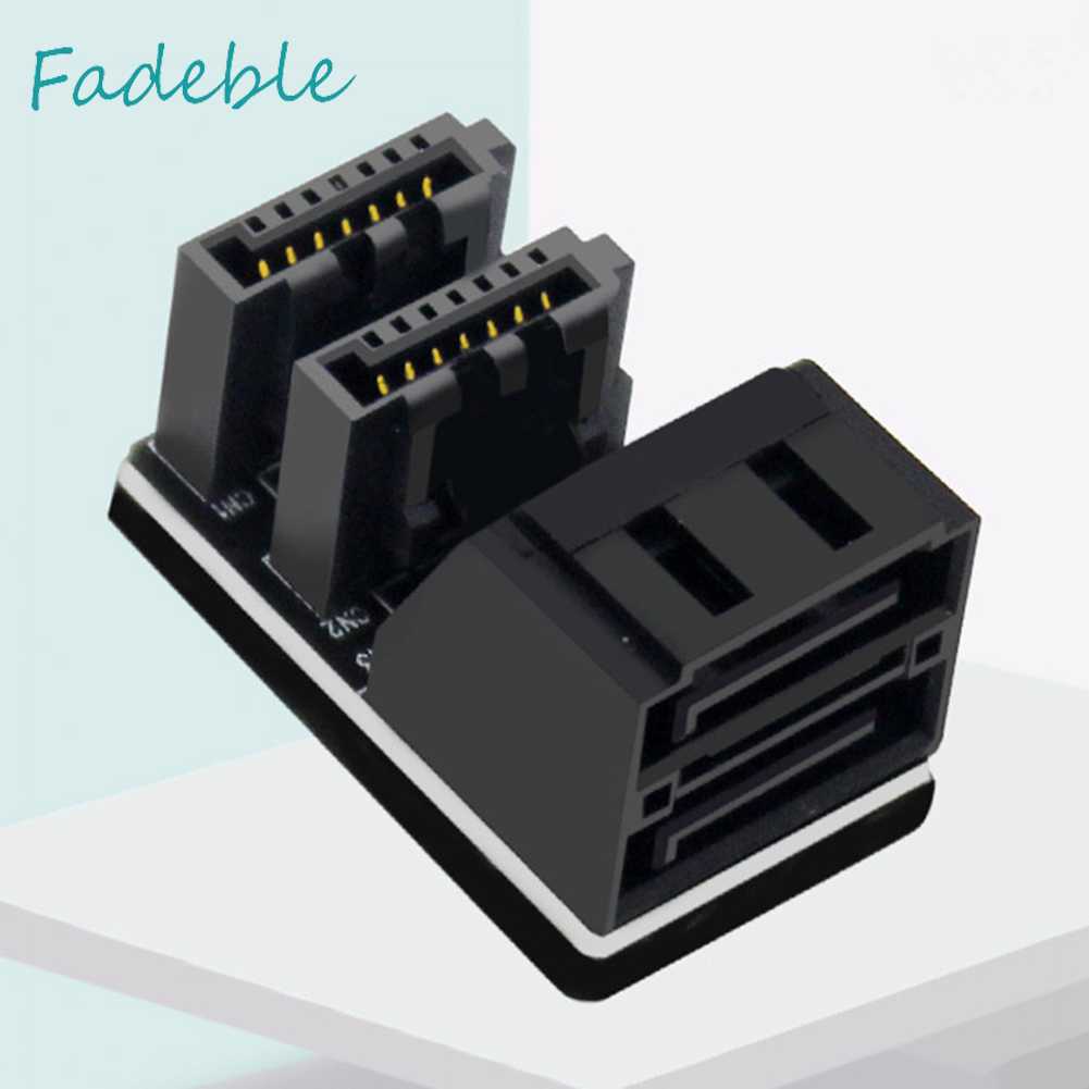 Bộ Chuyển Đổi 2 SATA 7Pin Male Sang Female Cho Bo Mạch Chủ