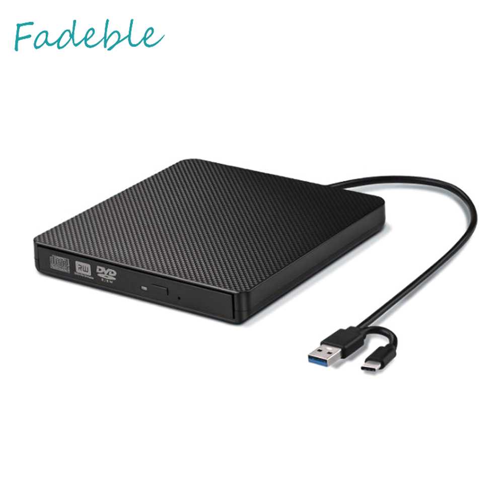 Ổ Đĩa Quang Ngoài USB 3.0 Type-C DVD Cho Laptop Notebook