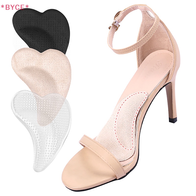 1 Cặp Đệm Lót Giày Cao Gót Chống Trượt Hình Trái Tim Mới