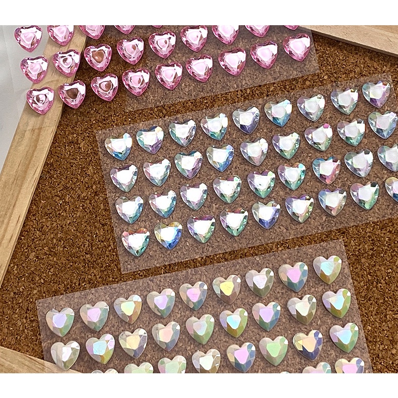 Dễ Thương Nhãn Dán 3d Hình Trái Tim Xinh Xắn