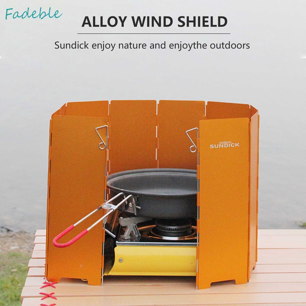 Bếp Nấu Ăn Chắn Gió Có Thể Gấp Gọn Tiện Dụng Khi Đi Cắm Trại