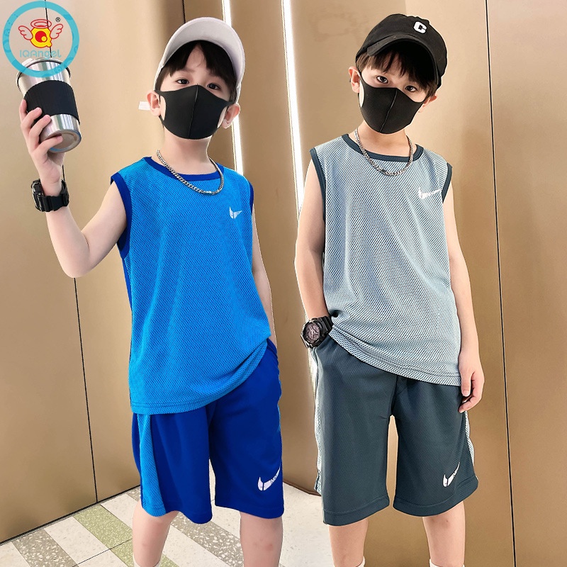 Áo Ba Lỗ Thể Thao Mau Khô Thời Trang Mùa Hè Cho Bé Trai